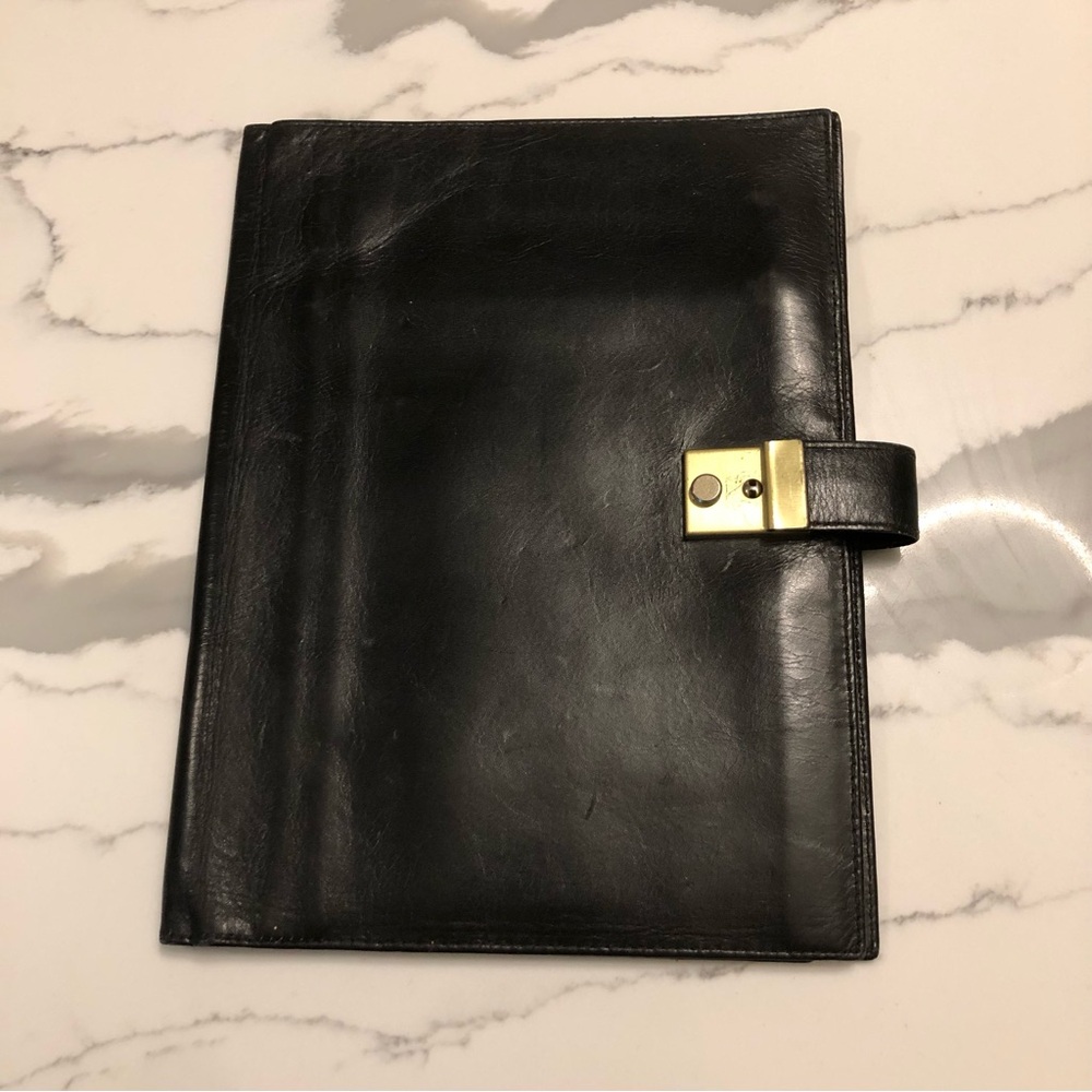 Vintage Noblesse Leather Travel Document Case Made in Spain